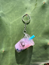 Load image into Gallery viewer, Boba key chain Pink
