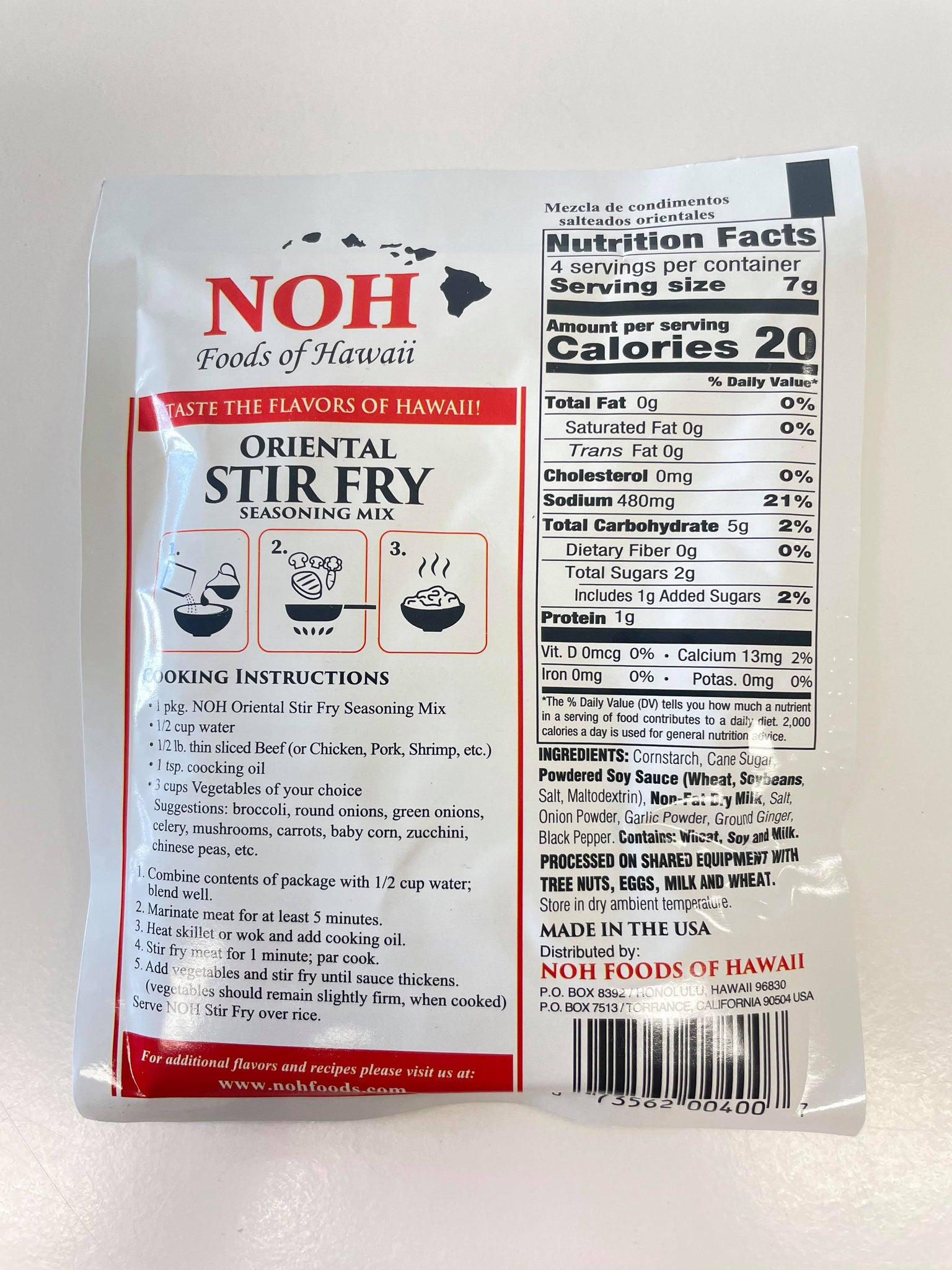 Noh Foods Of Hawaii Seasoning Mix, Chinese Fried Rice - 1 oz