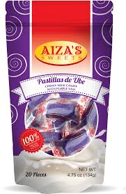 Aiza's Pastillas de Ube Chewy Milk Candy with Purple Yam  4.75 oz
