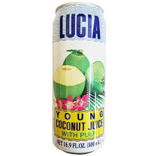 Lucia Coconut Juice with Pulp 10.5oz