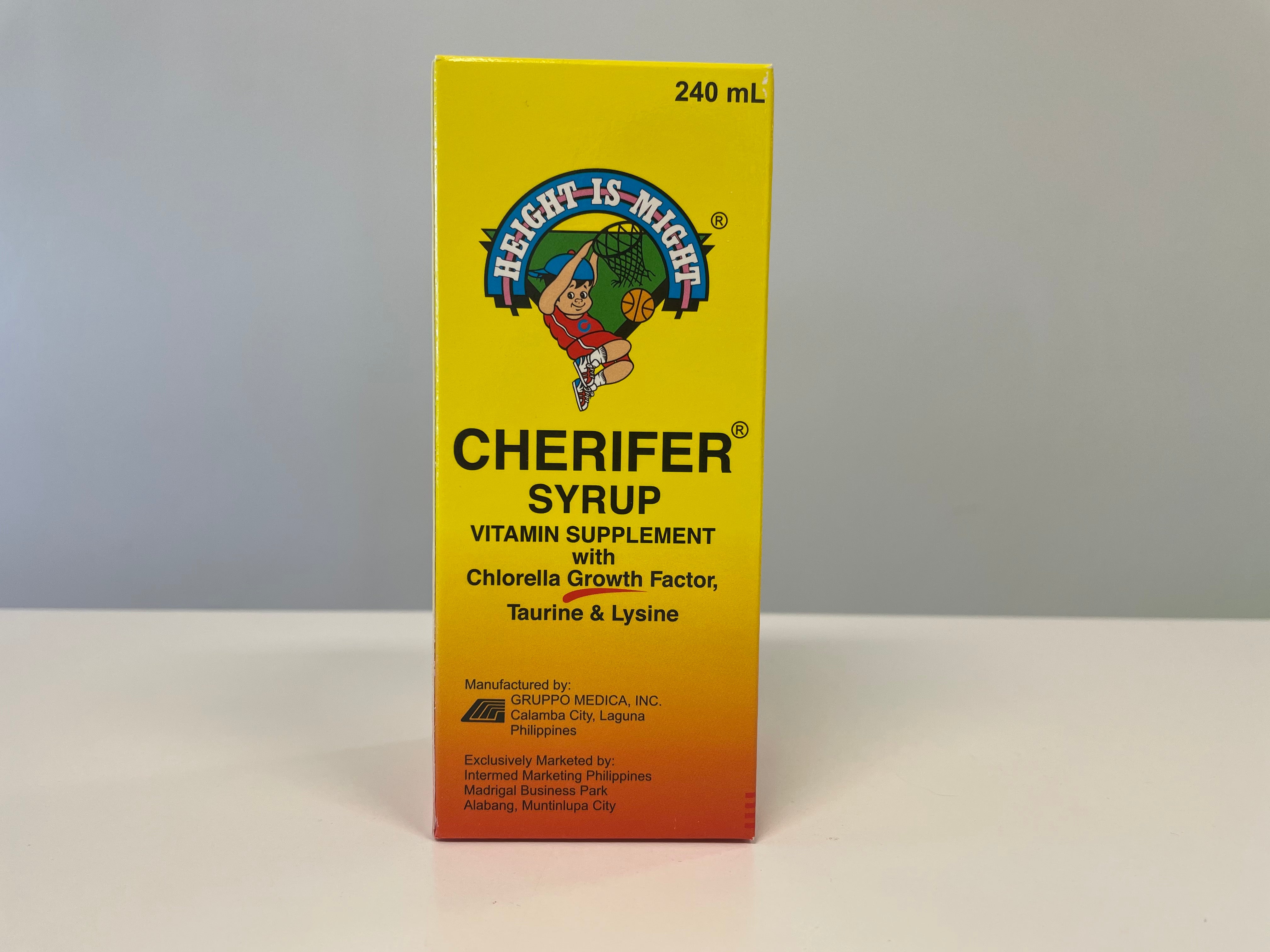 CHERIFER SYRUP WITH TAURINE AND CGF 240ml TINDAHAN THE LITTLE