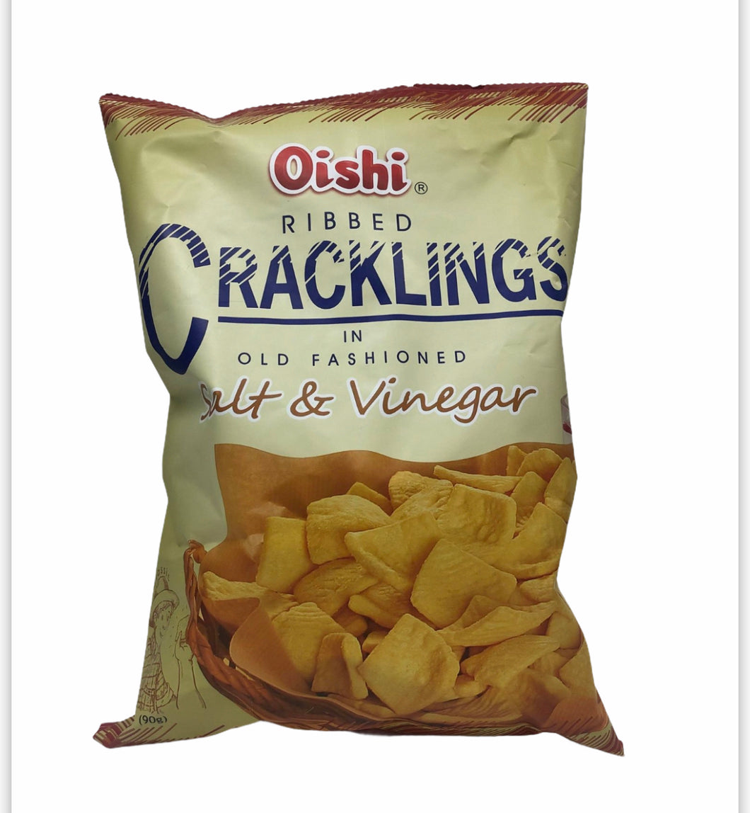 OISHI Cracklings  SALT AND  VINEGAR BIG