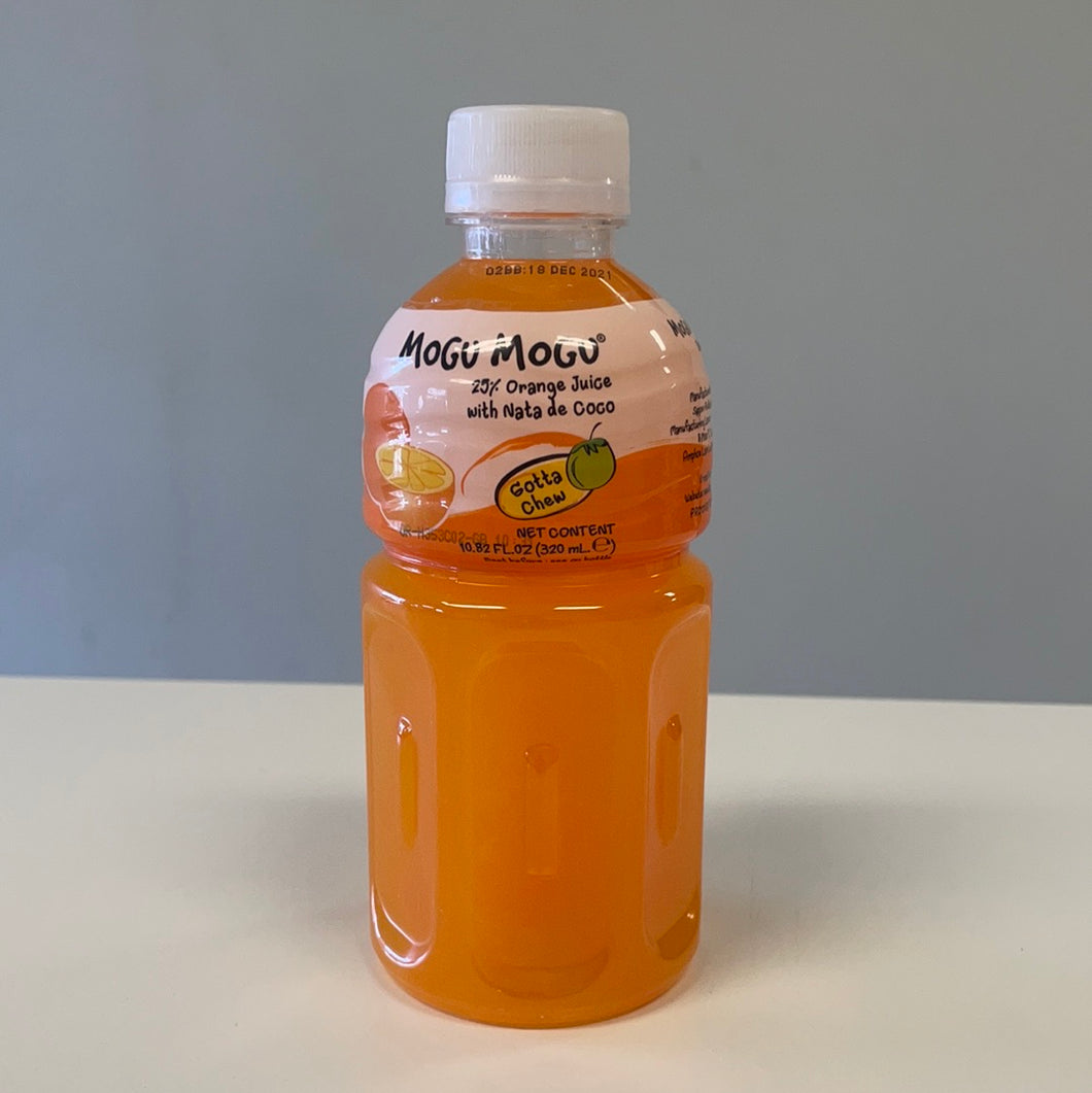 Mugo Mugo Orange  Drink with Nata de Coco 320 ml.