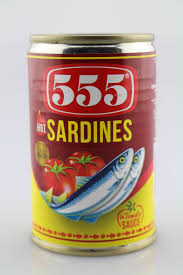 555 Hot Sardines in Tomato Sauce (200 g)